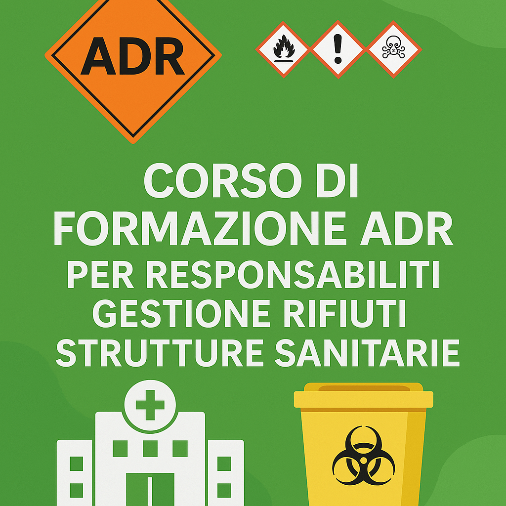 Corso di formazione ADR per responsabili gestione rifiuti strutture sanitarie